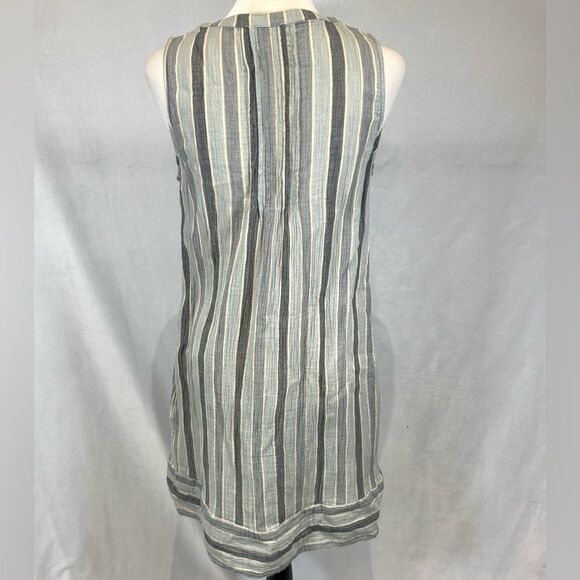 Wonderly 100% cotton striped dress with pockets size small - Picture 3 of 6